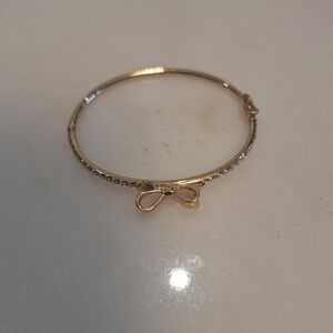 NWT Kate Spade Gold Bow Accent Bracelet